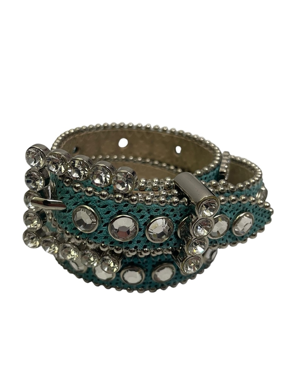 BB Simon Turquoise Blue Swarovski Crystal Belt Princess 3037